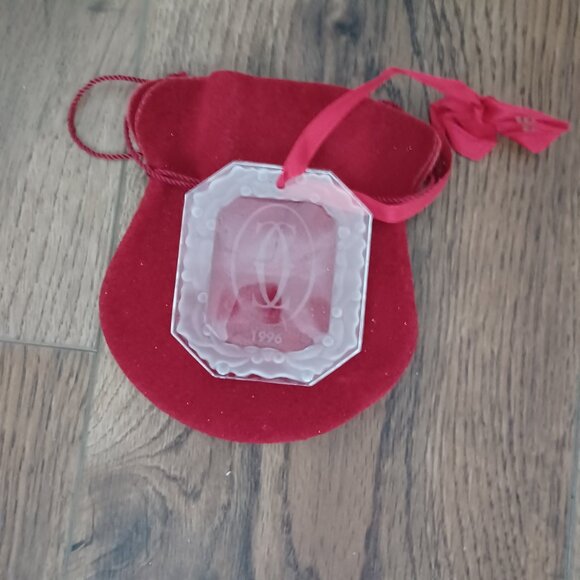 Cartier Crystal Holiday Ornament circa 1996 - Picture 3 of 5